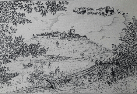 Le village de Castelnau, il y a près de 400 ans
