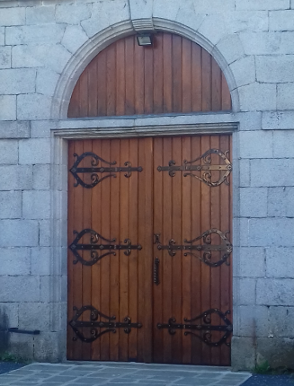 Portail de l'église de Soulègre Eglise